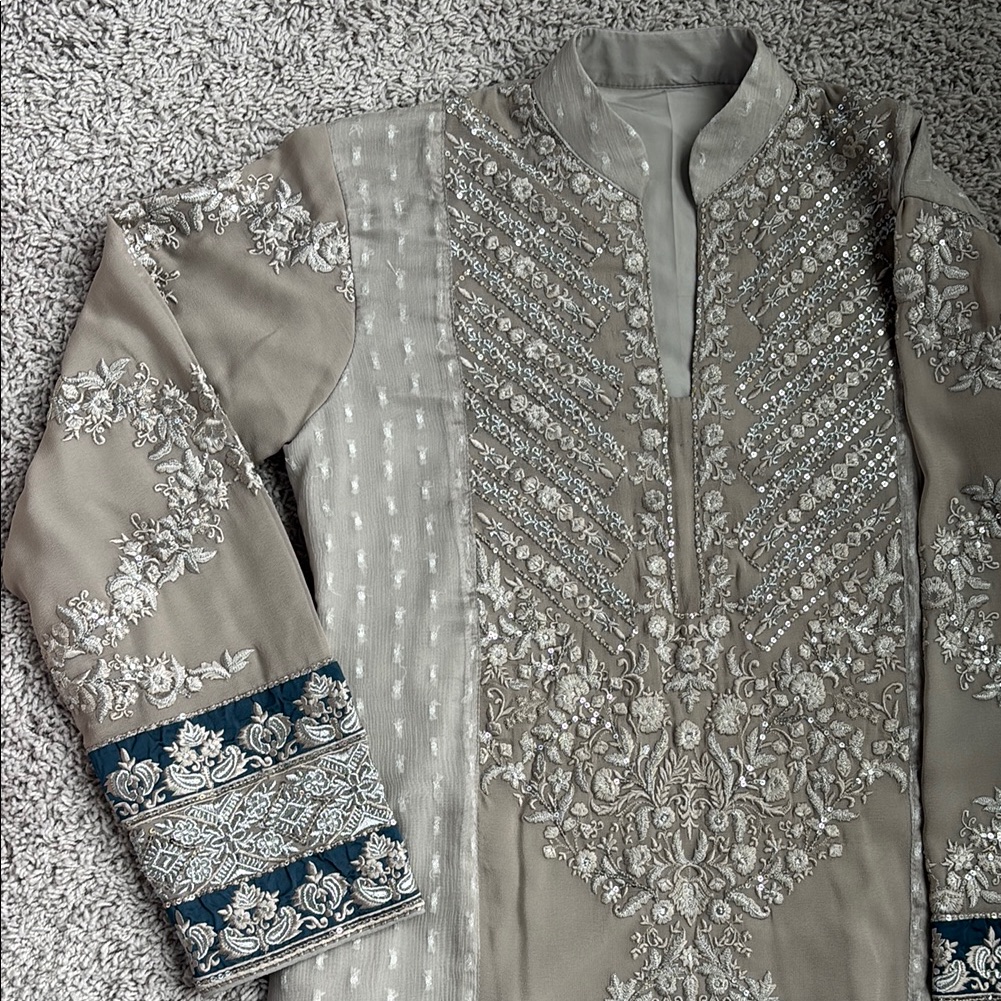Brand New Stitched 3 Piece Embroidered Outfit